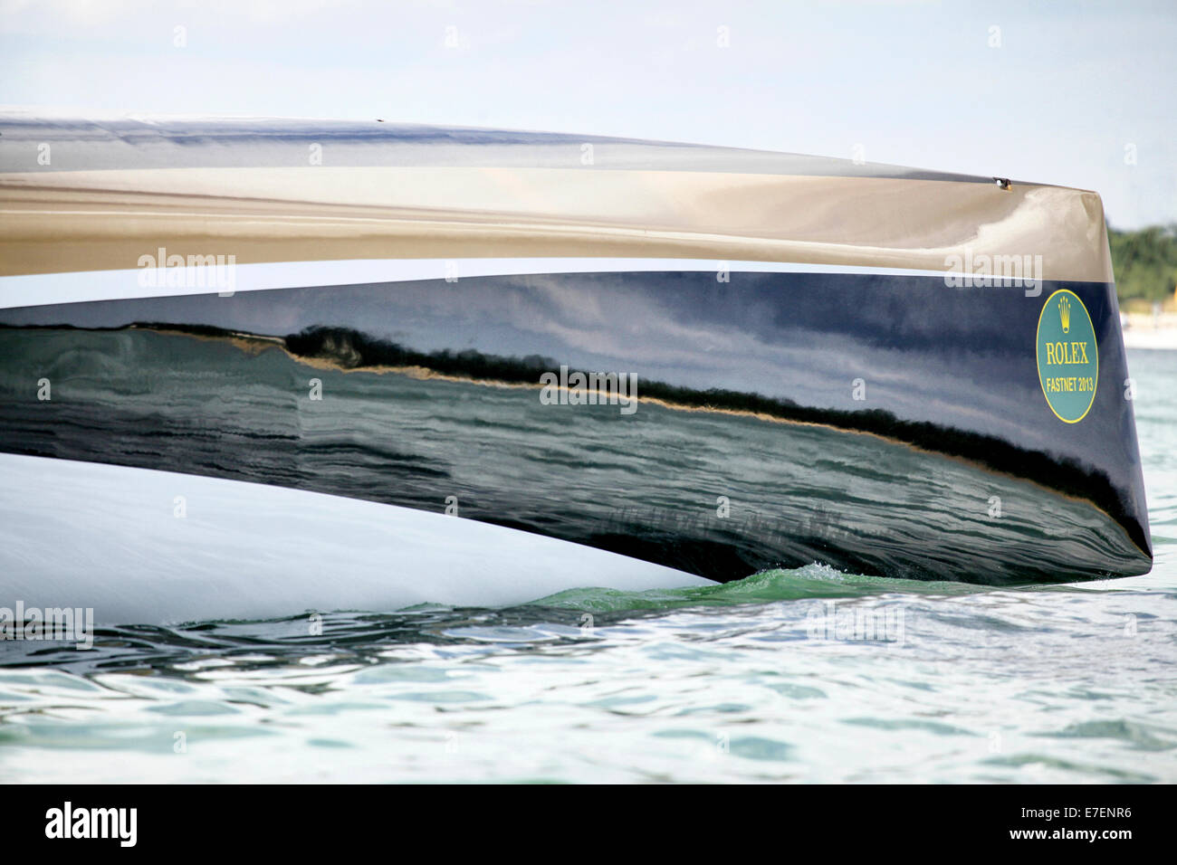 Inizio della Rolex Fastnet Race, Cowes, Isle of Wight, Regno Unito. Foto Stock