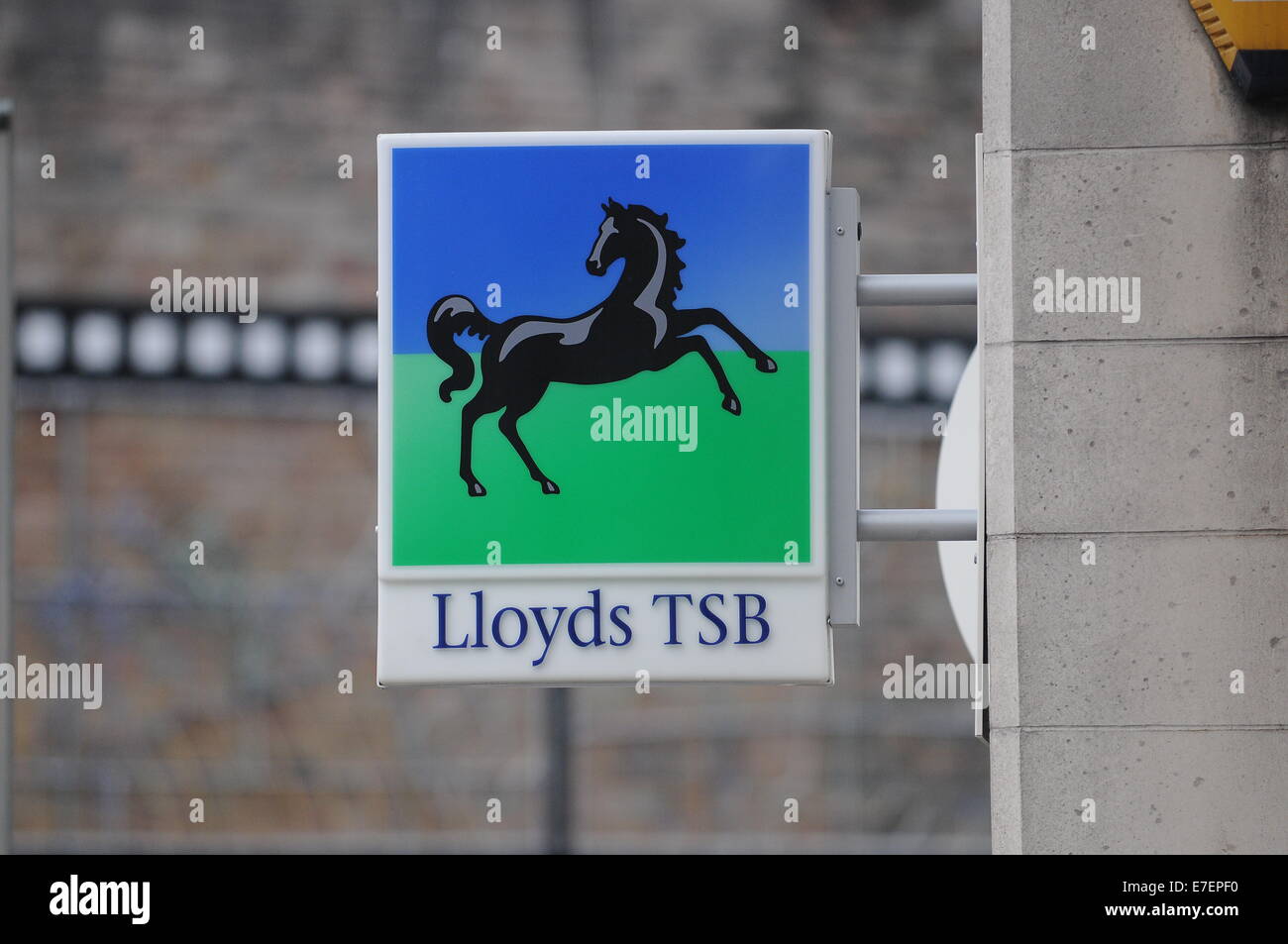 Lloyds TSB Bank sign logo. Foto Stock