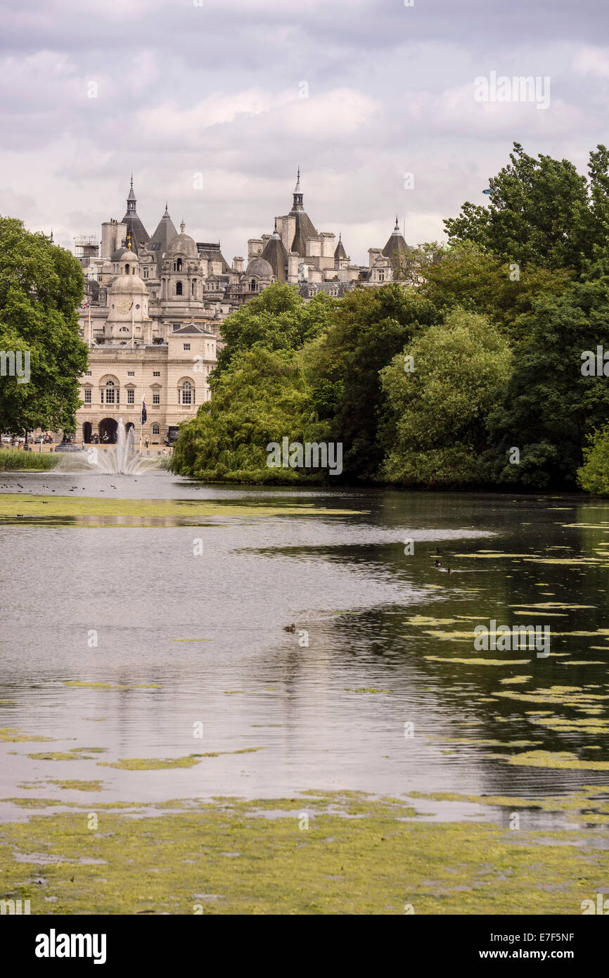 Casa Museo di cavalleria, il St James Park, London, England, Regno Unito Foto Stock