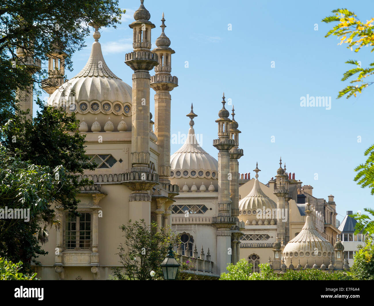 Le cupole del Royal Pavilion in Brighton Foto Stock