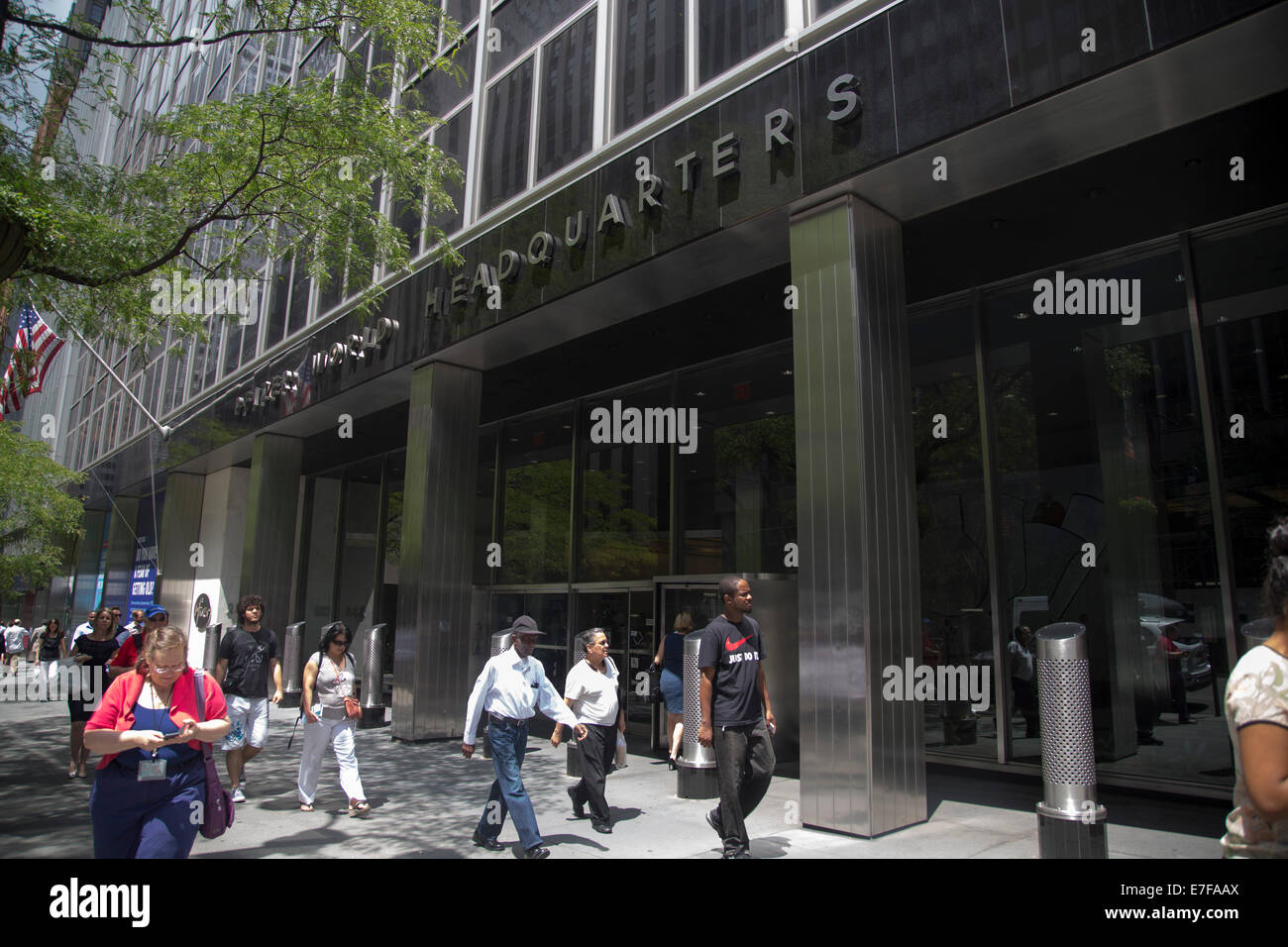 La Pfizer la sede centrale di New York City office HQ viagra Foto Stock