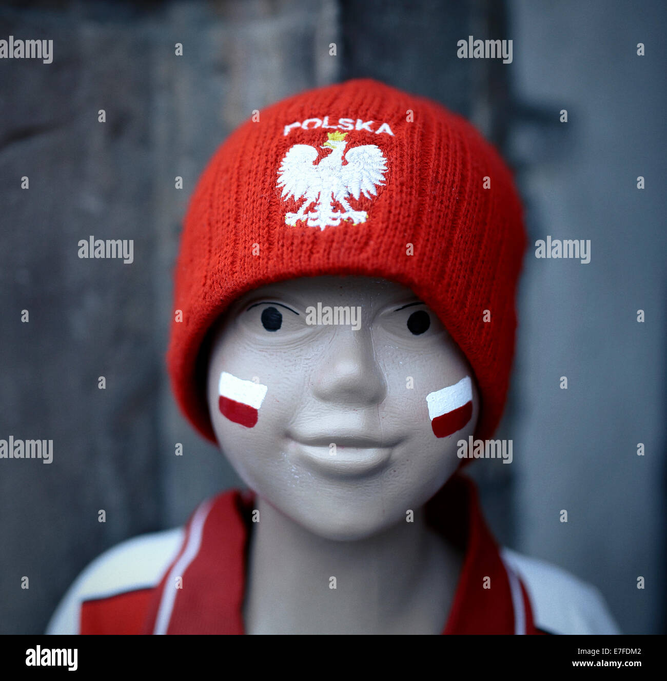 Calcio polacco figura Foto Stock