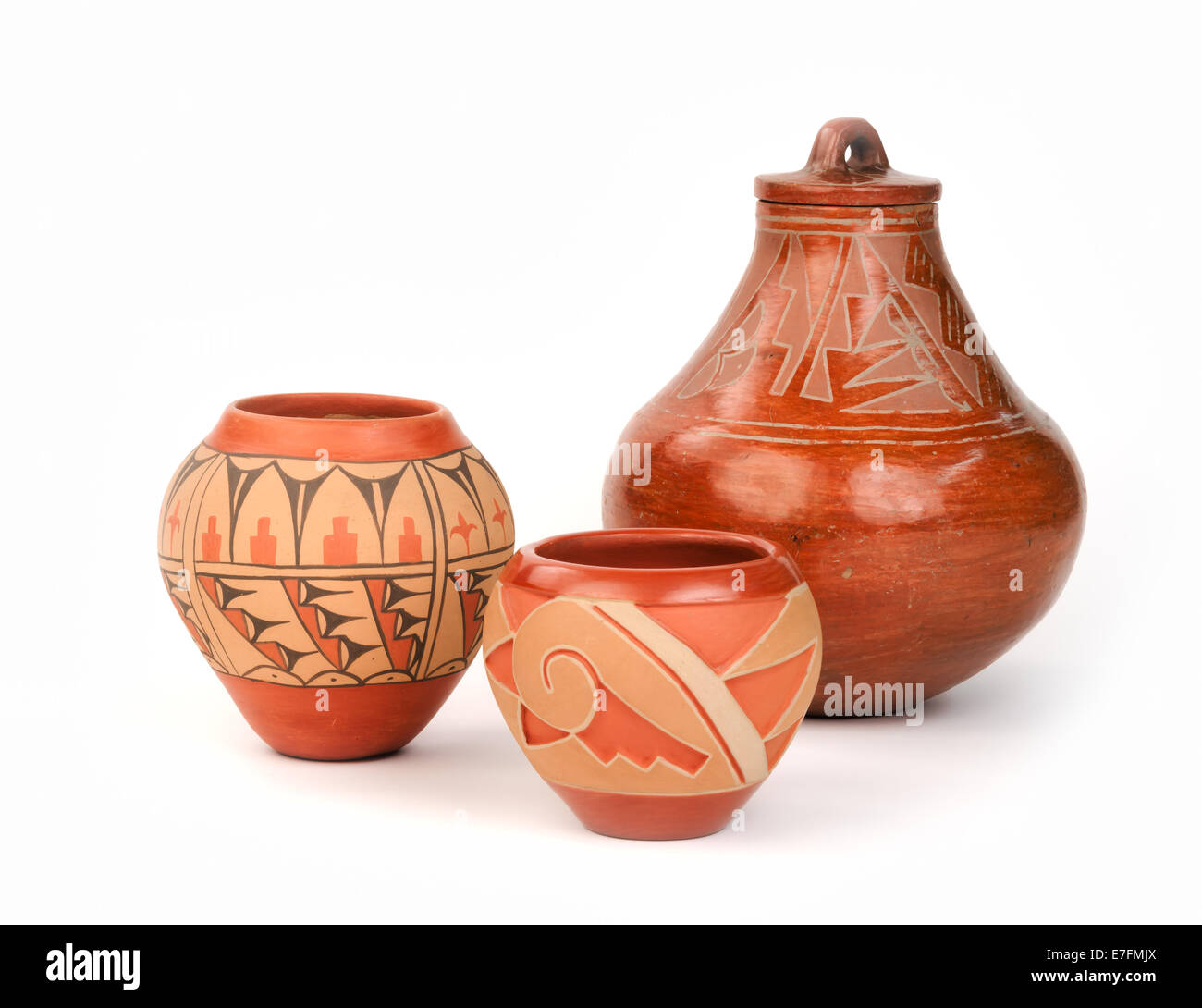 Native American pueblo in ceramica Foto Stock