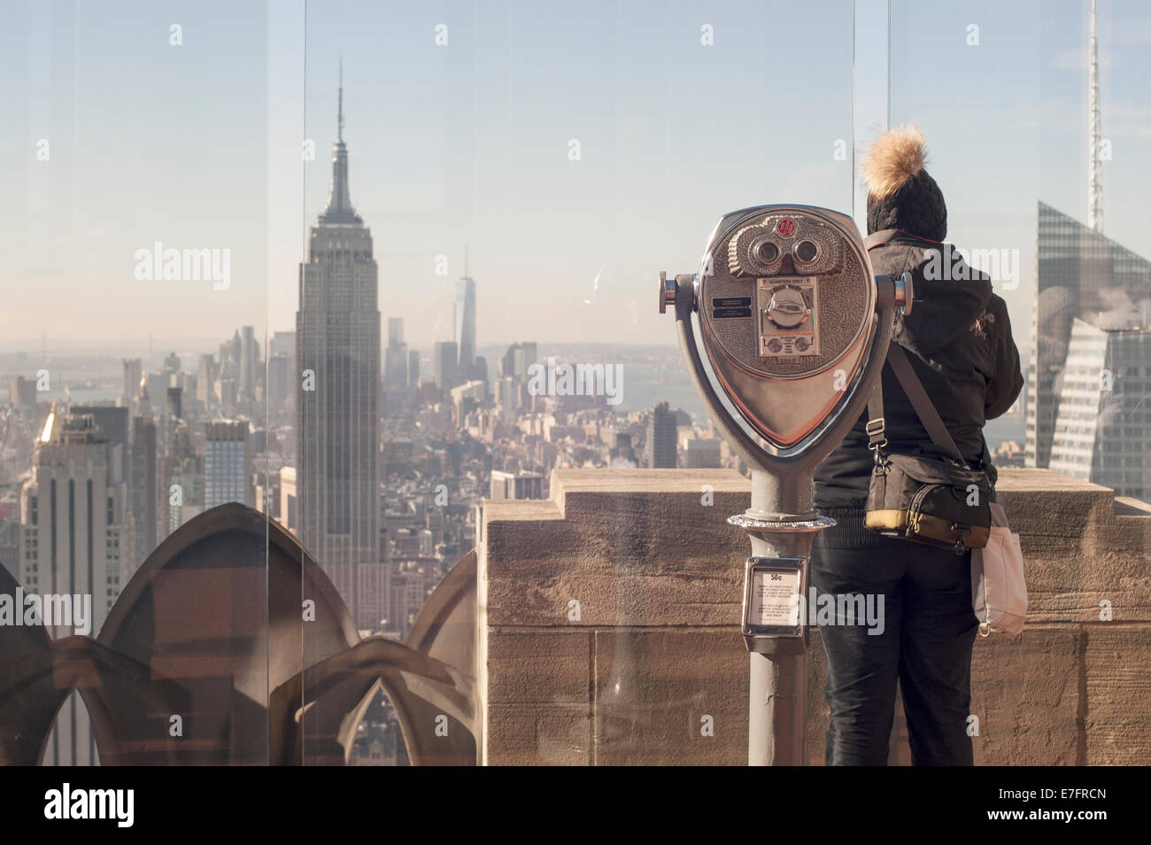 Parte superiore della roccia Observation Deck Foto Stock