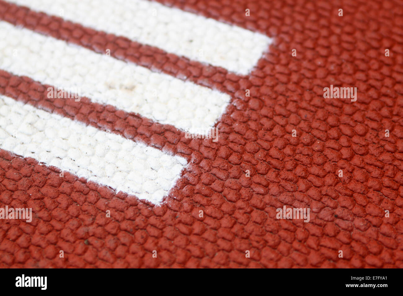 Chiusura del Mondo Pista atletica superficie dal Commonwealth Games Glasgow Foto Stock