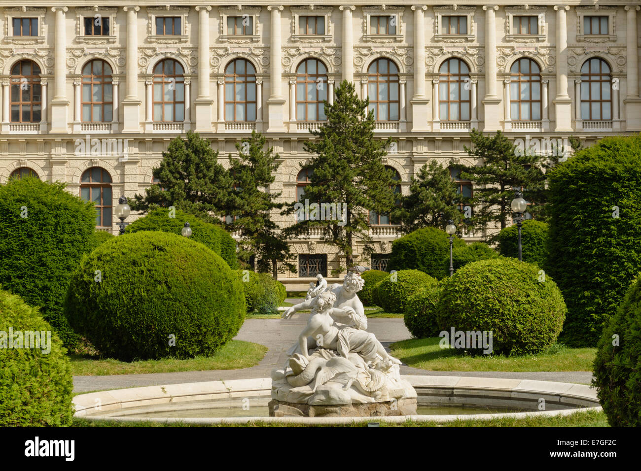 Maria-Theresien-Platz, Vienna. Foto Stock