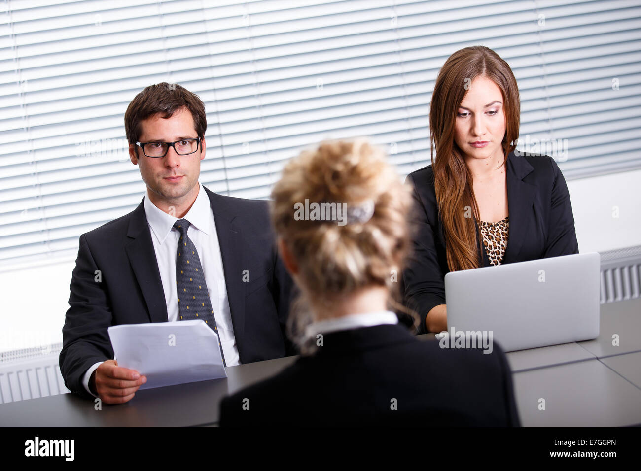 Colloquio di lavoro Foto Stock