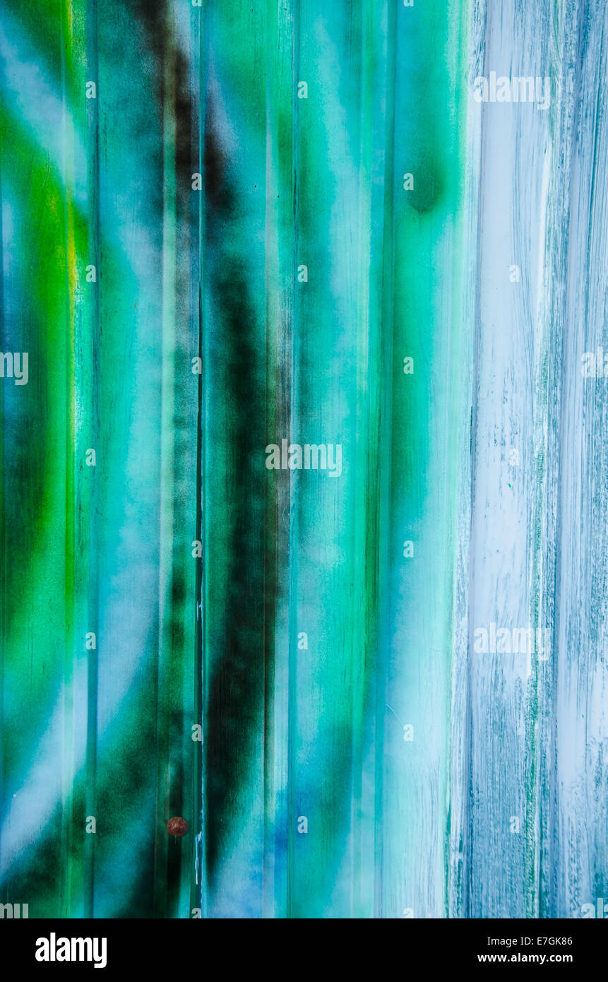 Il blu e il verde colore di sfondo Foto Stock