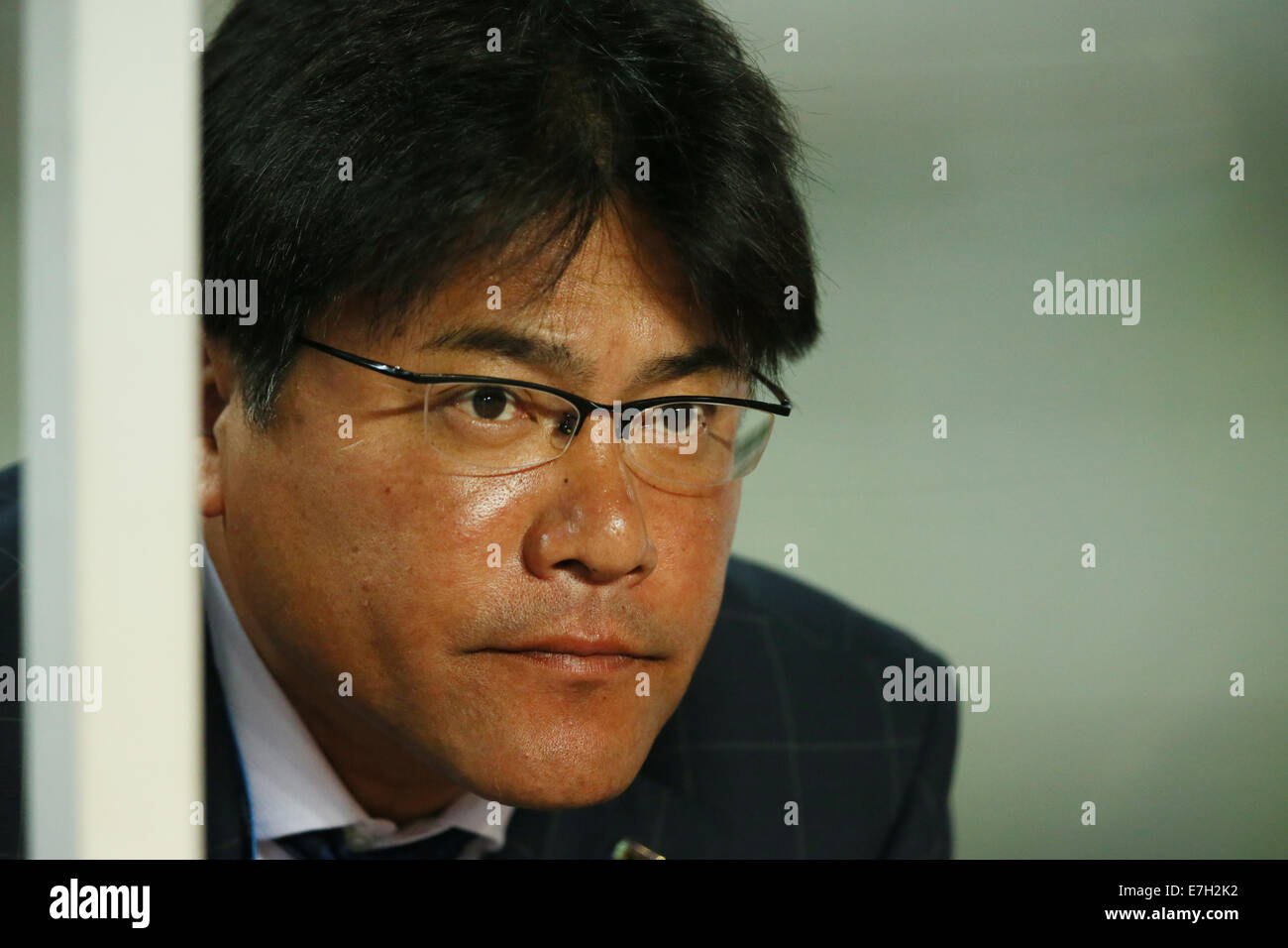 Incheon, Corea del Sud. Xvii Sep, 2014. Makoto Teguramori (JPN) Calcio/Calcetto : maschile di Stadio di Gruppo tra il Giappone 1-3 Iraq a Goyang Stadium durante il 2014 Incheon giochi asiatici in Incheon, Corea del Sud . Credito: YUTAKA AFLO/sport/Alamy Live News Foto Stock