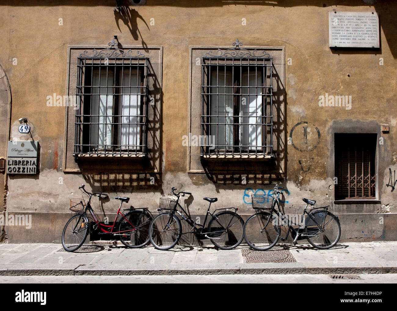 Scena di strada Firenze Firenze Toscana Italia Italia Europa UE Foto Stock