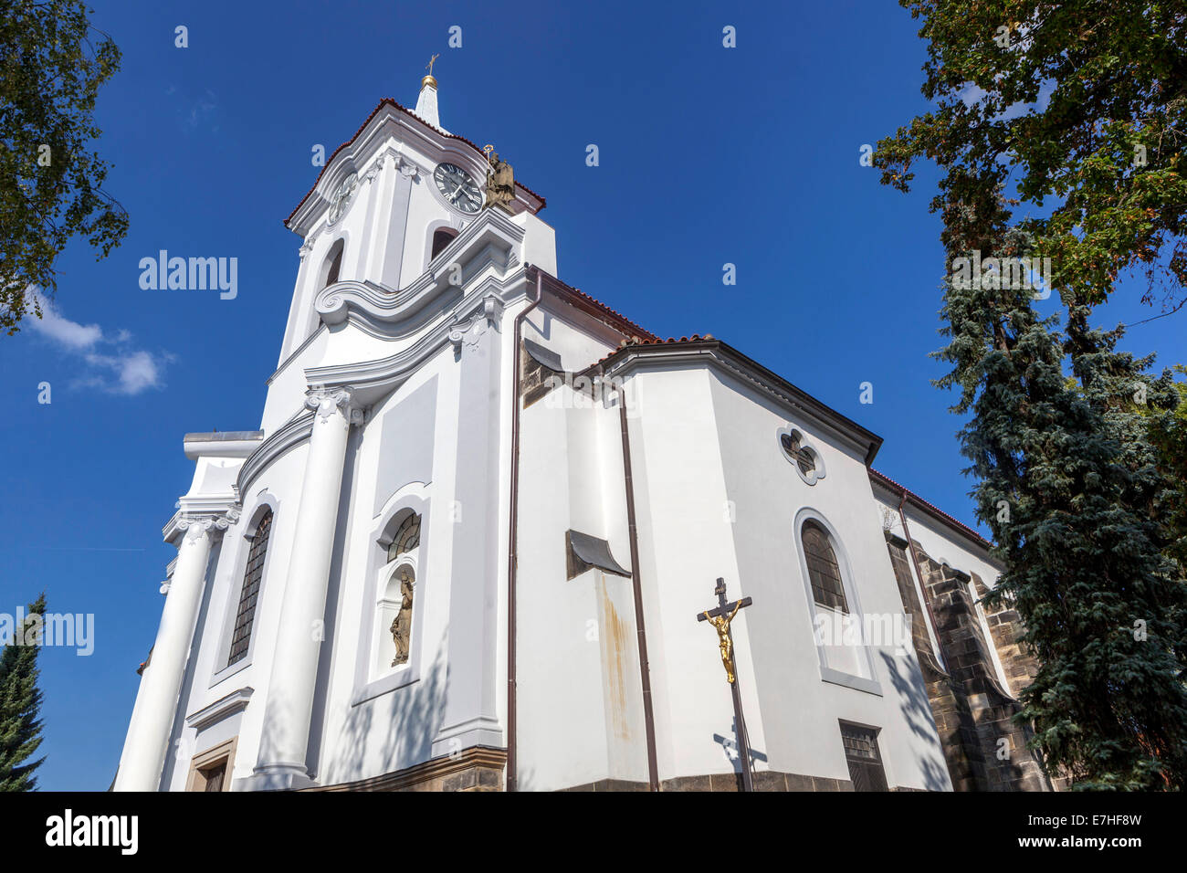 San Gottardo la chiesa Cesky Brod, Repubblica Ceca Foto Stock