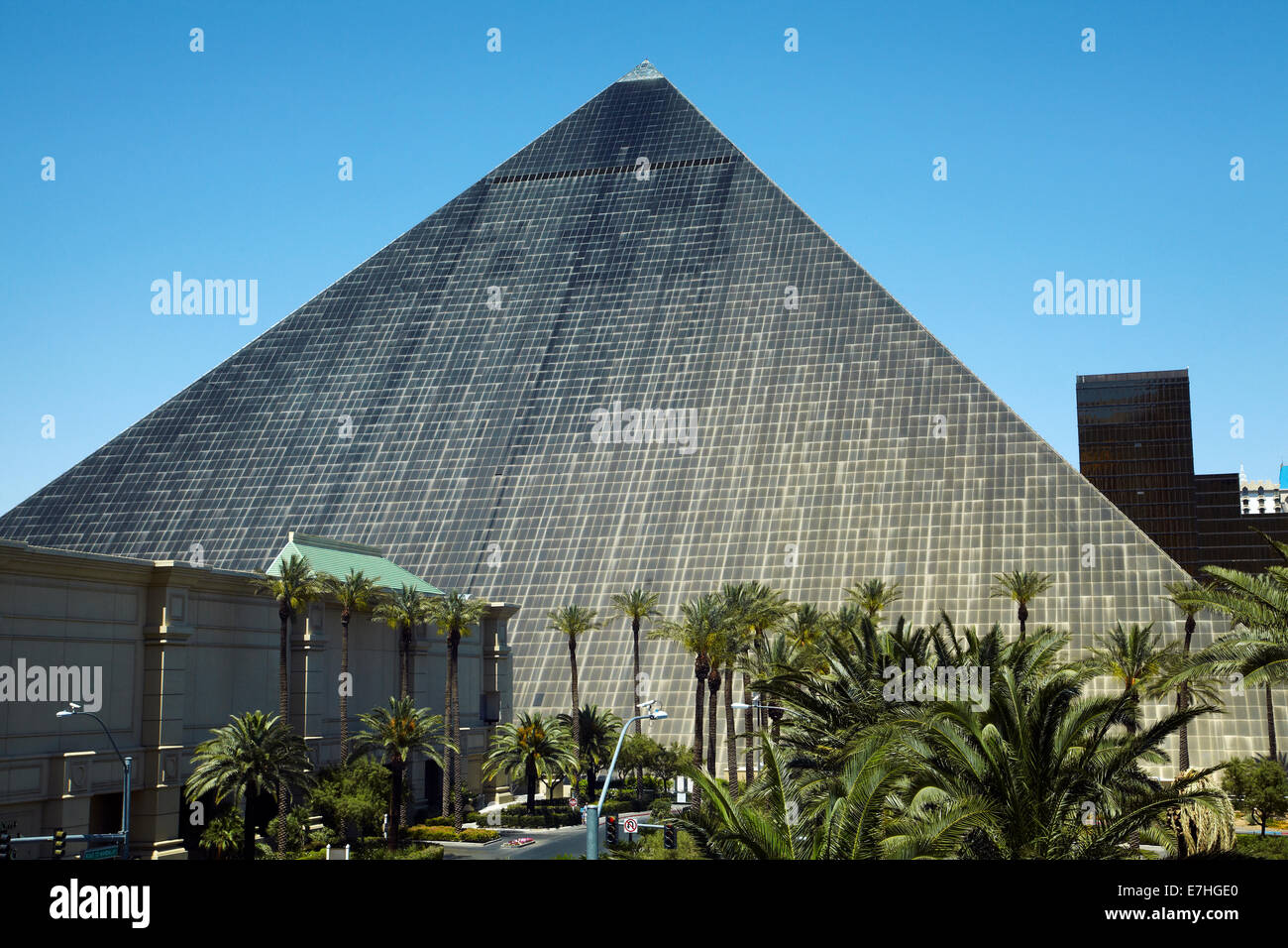 Piramide a Luxor Hotel e Casinò di Las Vegas, Nevada, STATI UNITI D'AMERICA Foto Stock