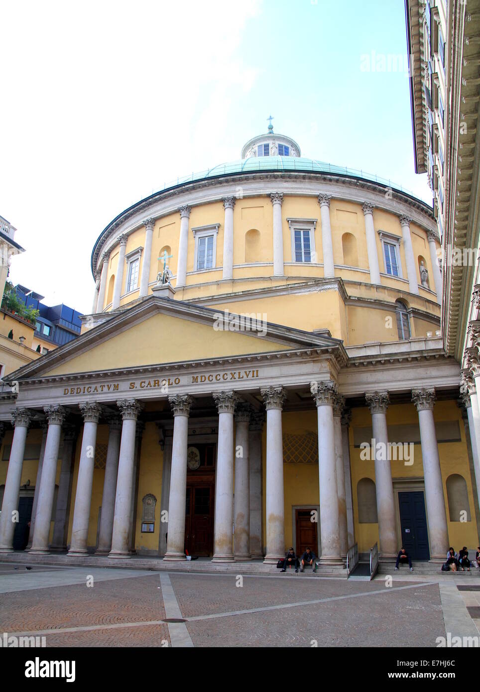 La chiesa di San Carlo a Milano, Italia Foto Stock
