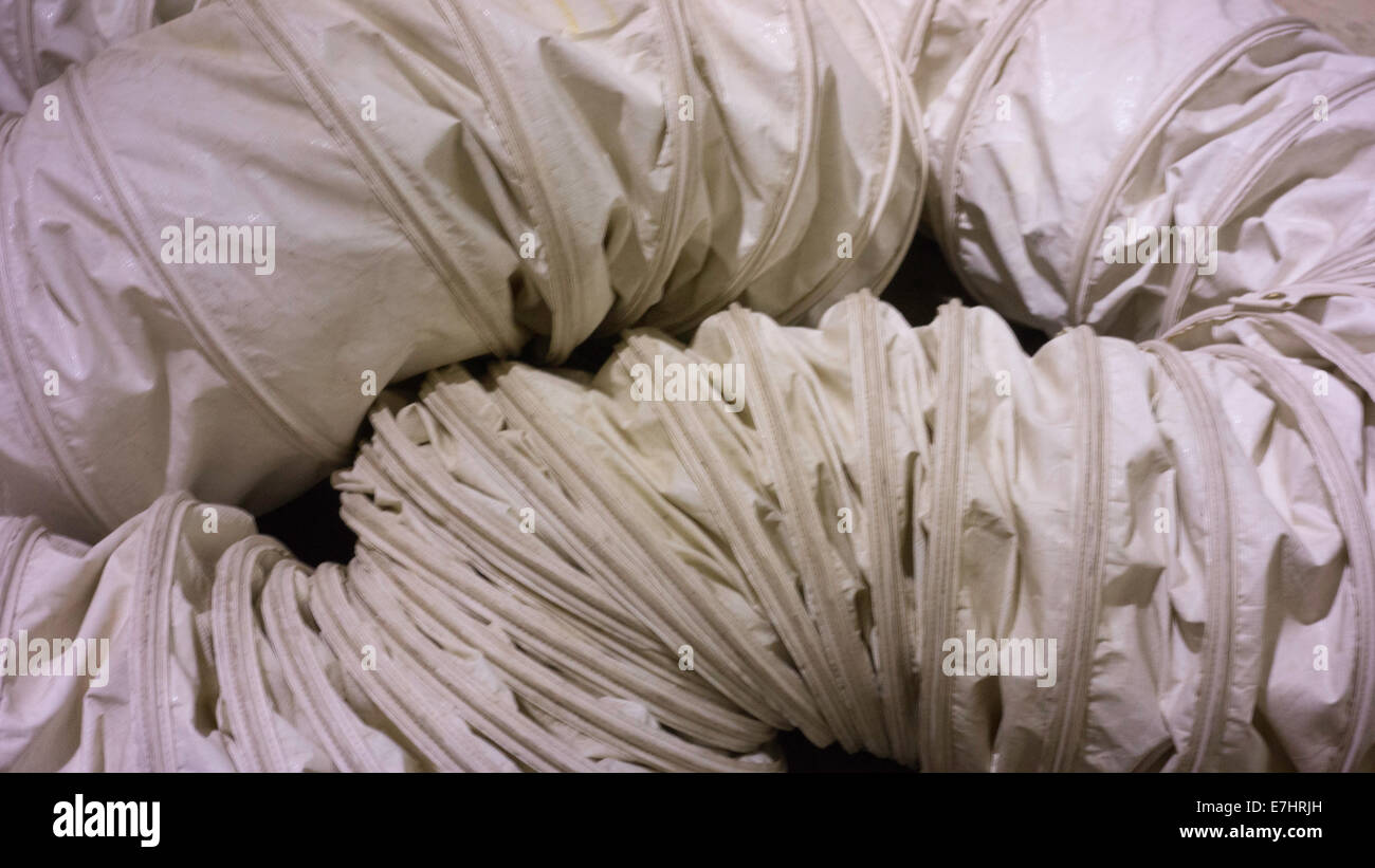 tubazione flessibile Foto Stock