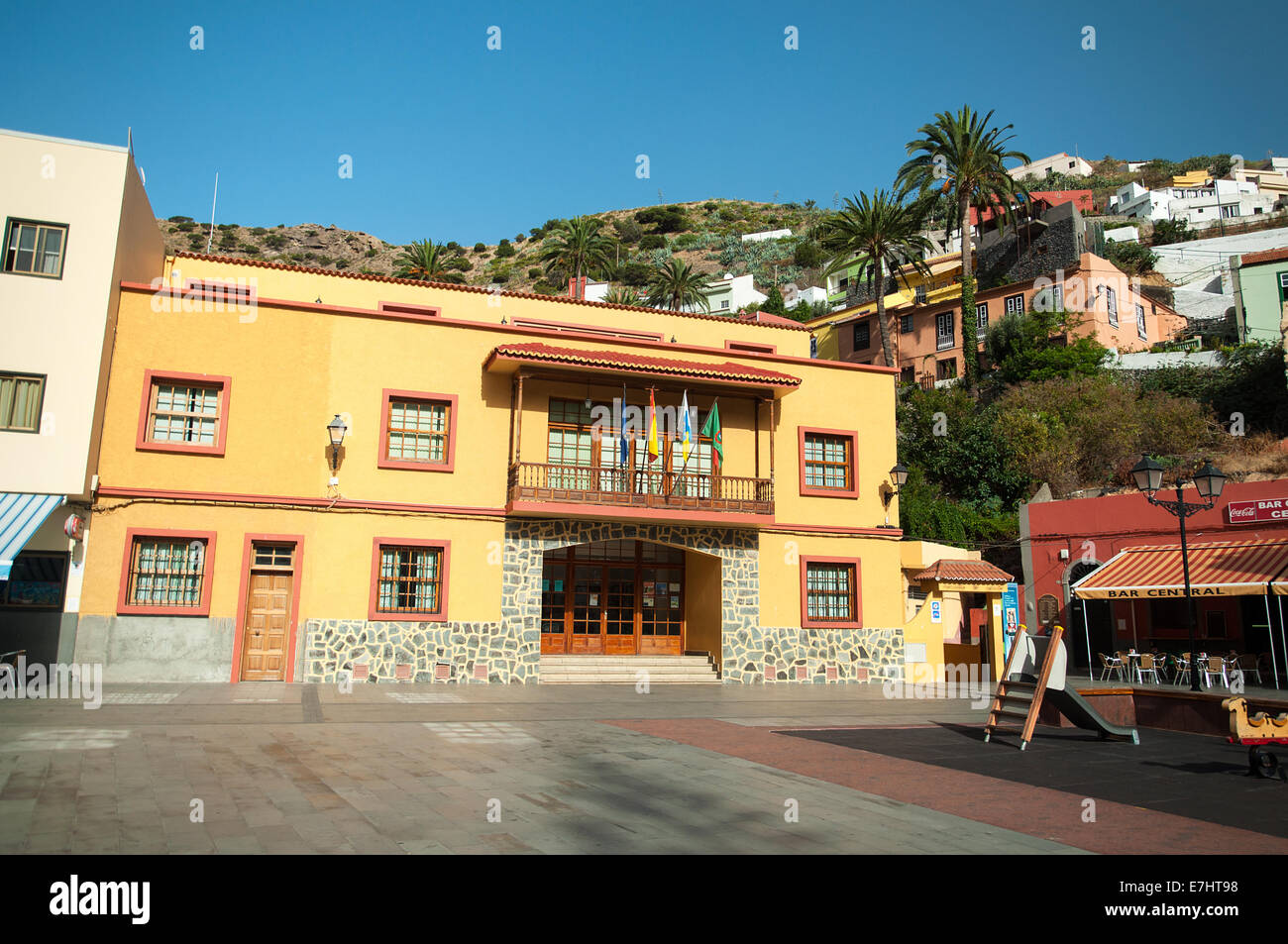 Municipio di Vallehermoso/La Gomera/isole canarie/Spagna Foto Stock