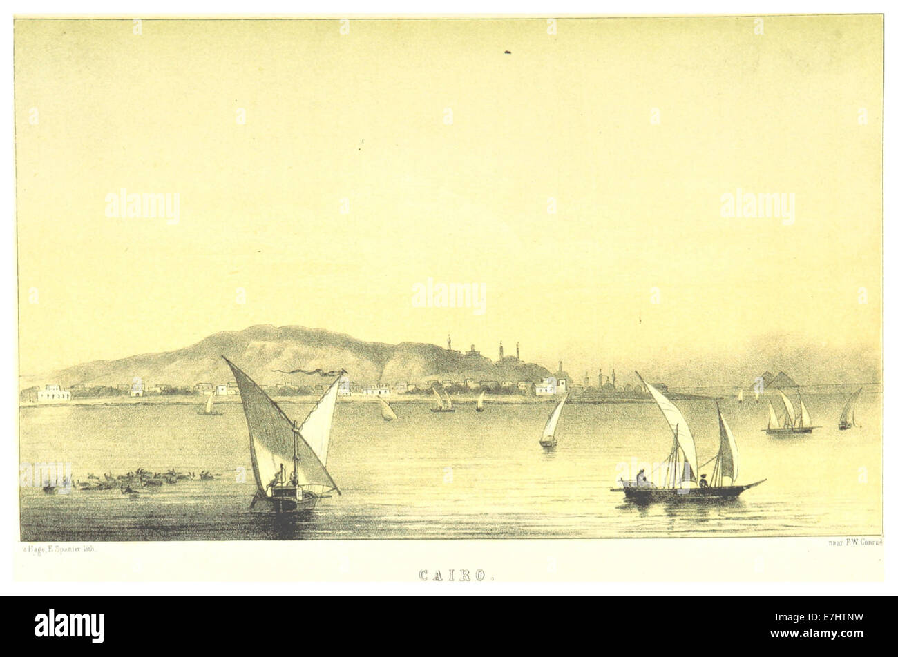 CONRAD(1859) p065 CAIRO Foto Stock