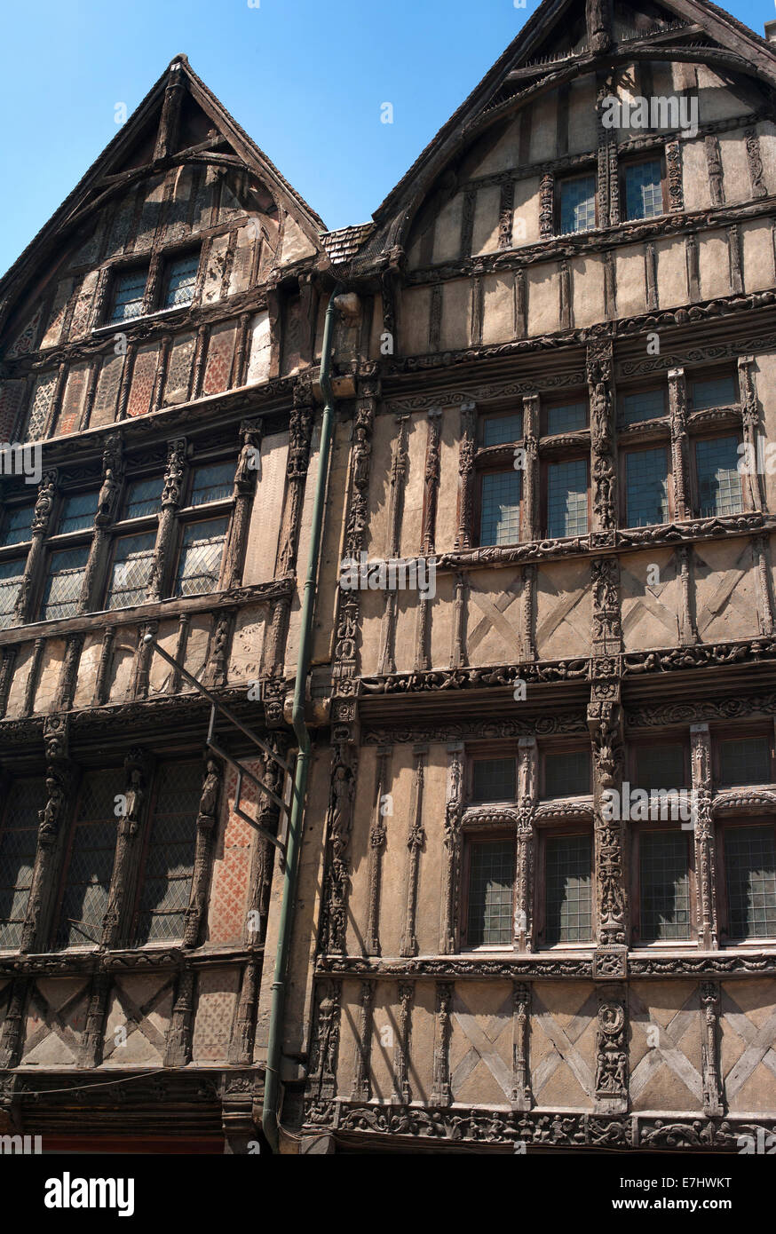 Maison de pentole de Bois, Caen Foto Stock