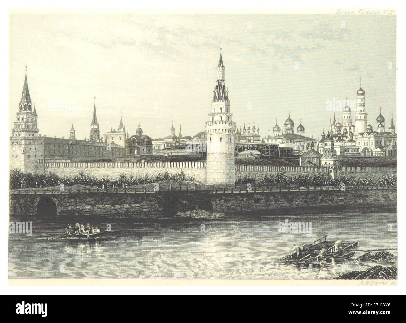 HEINZELMANN(1855) 15.012 Moskau Kreml, Foto Stock
