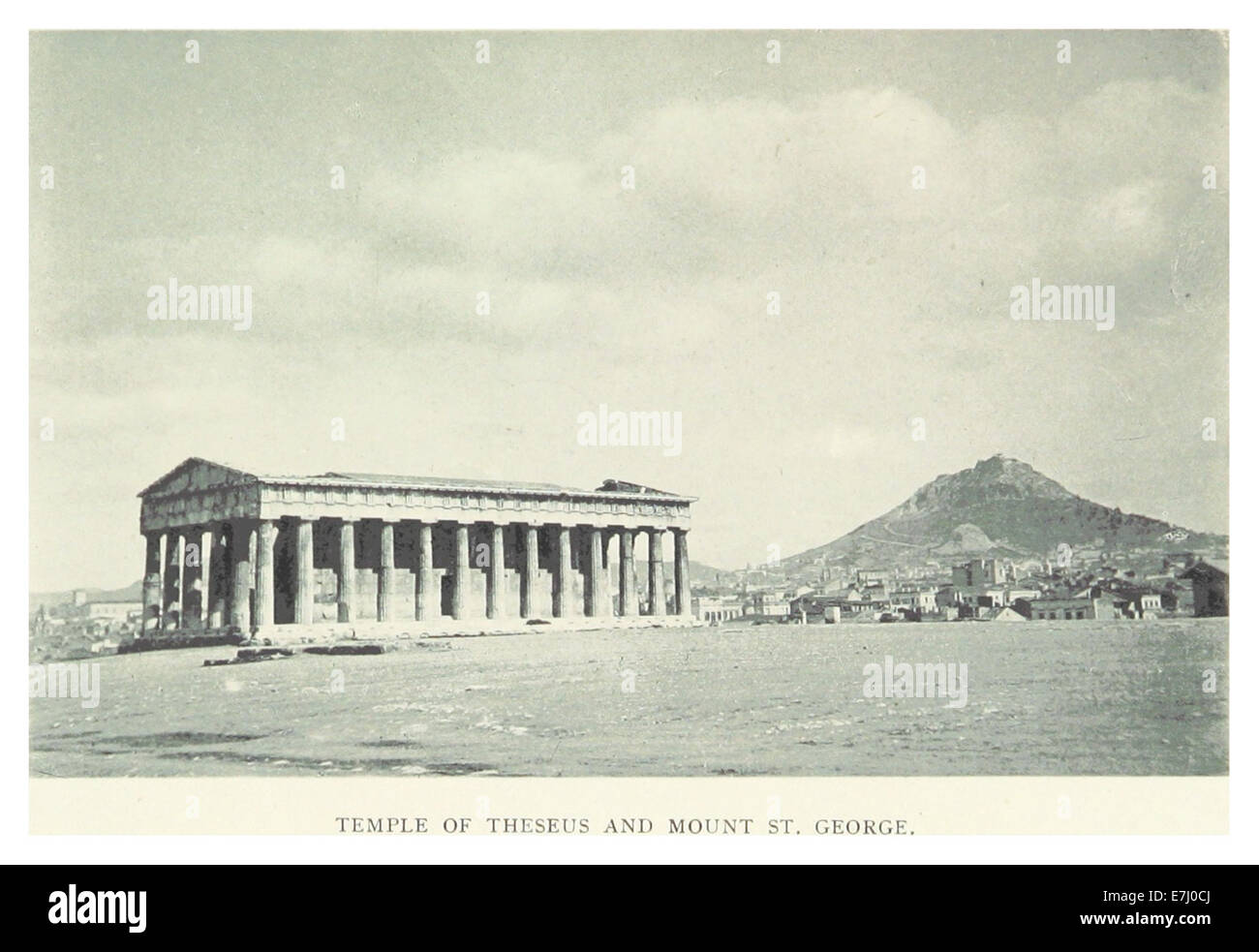 LAMBART(1895) p175 Tempio di Teseo e MOUNT ST. GEORGE Foto Stock