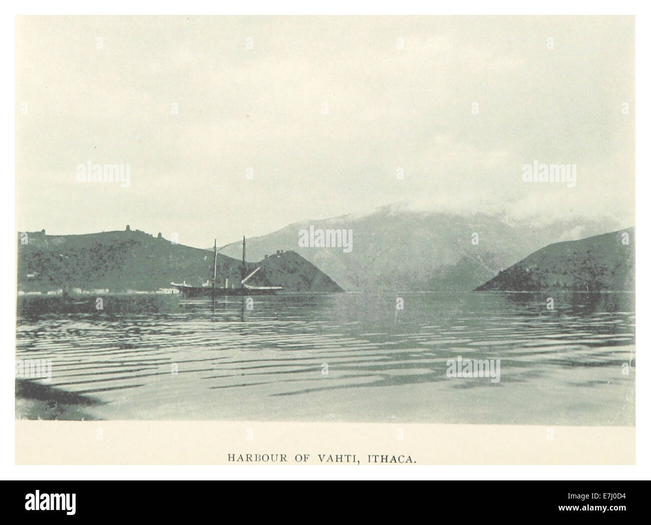 LAMBART(1895) p194 PORTO DI VAHTY, Itaca Foto Stock