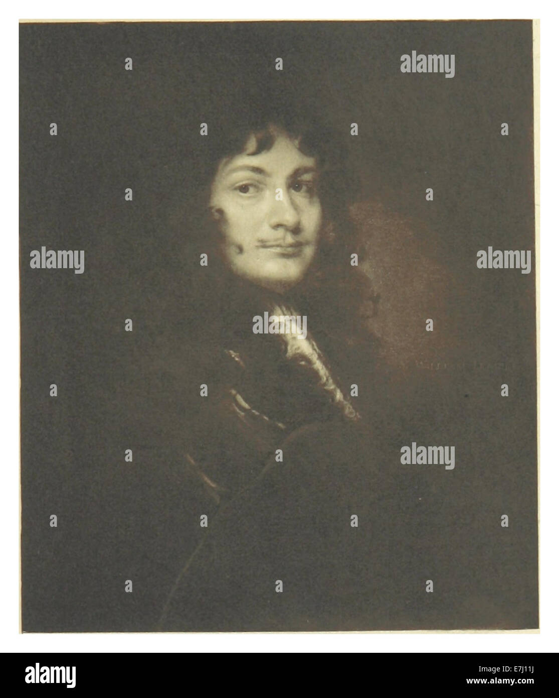 Questa illustrazione del 1898 di Macaulay presenta un ritratto di Sir William Temple, dipinto da Sir Peter Lely, che offre una panoramica sulla ritrattistica del XVII secolo e sulla storia britannica. Foto Stock