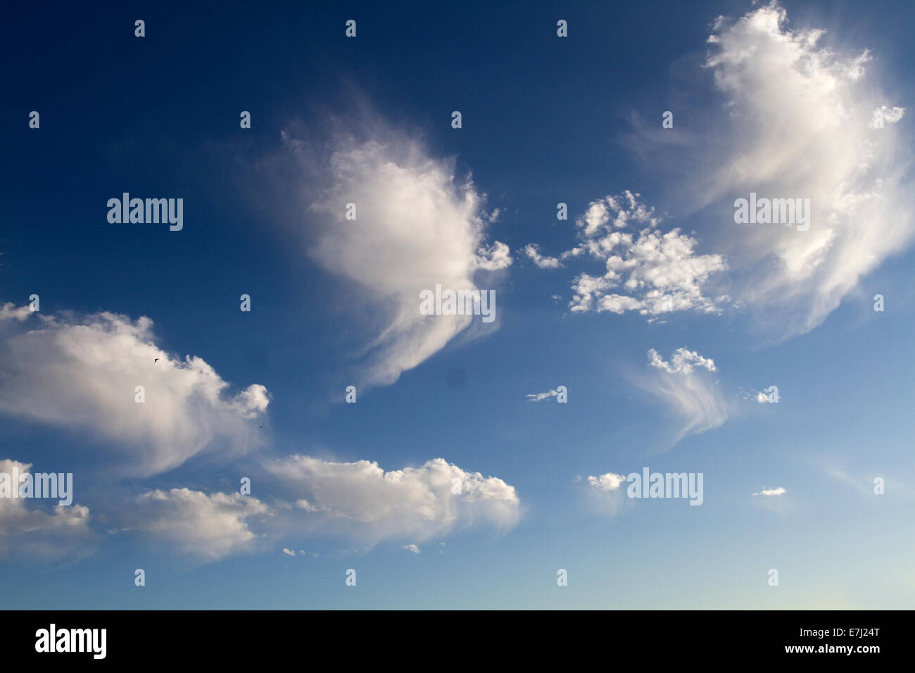 Puffy nuvole Idaho USA Foto Stock