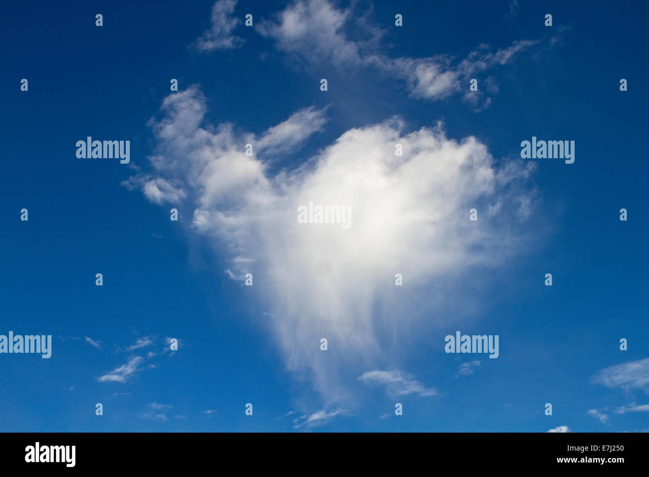 Puffy nuvole Idaho USA Foto Stock