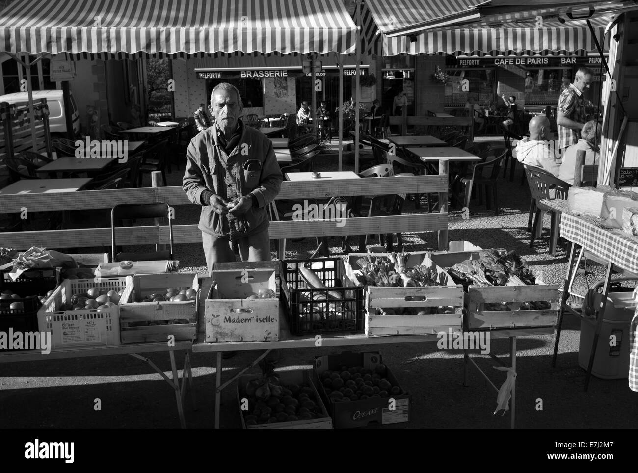 Mercato Cazals, Valle del Lot Foto Stock