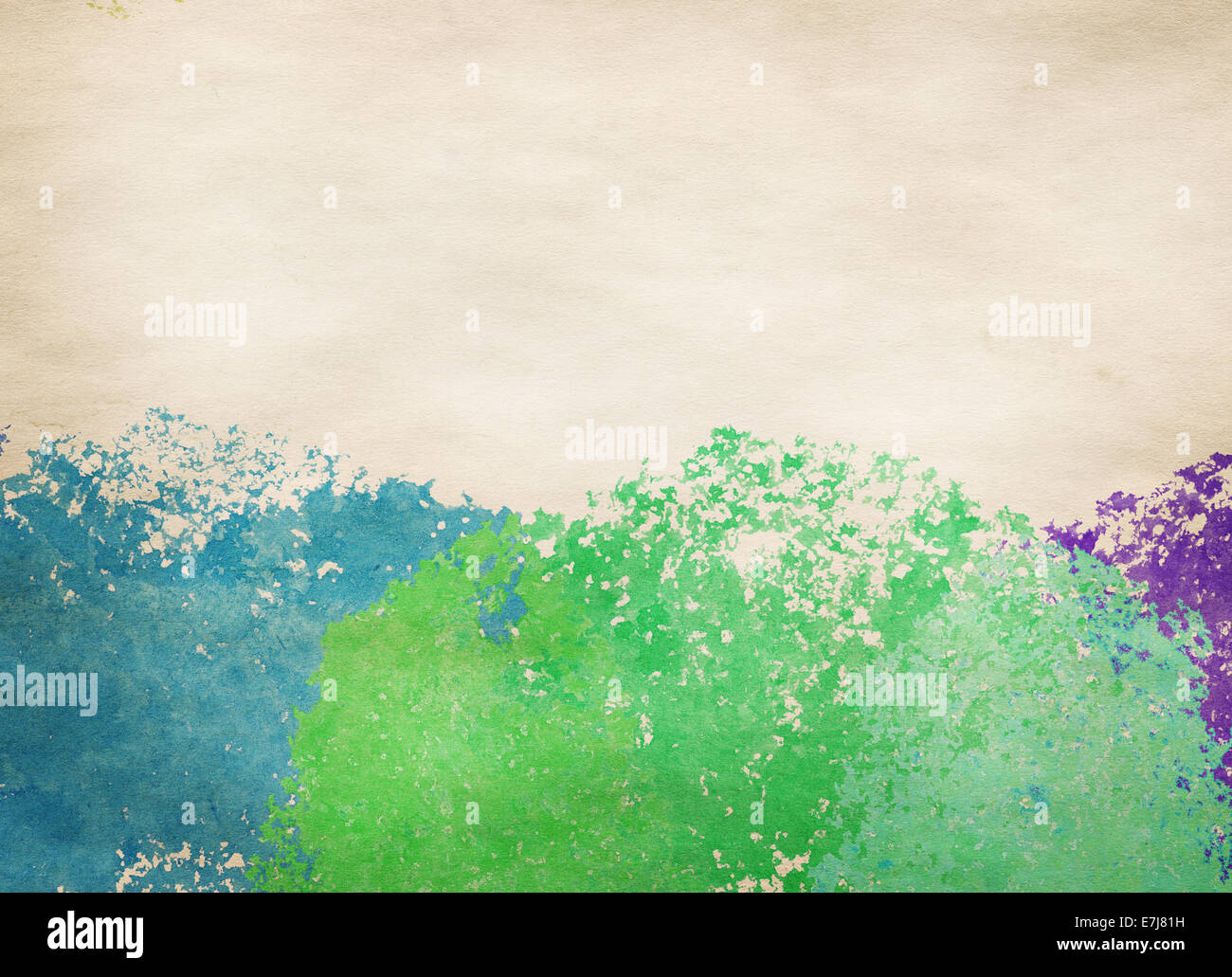 Colorato luminoso sfondo ad acquerello Foto Stock