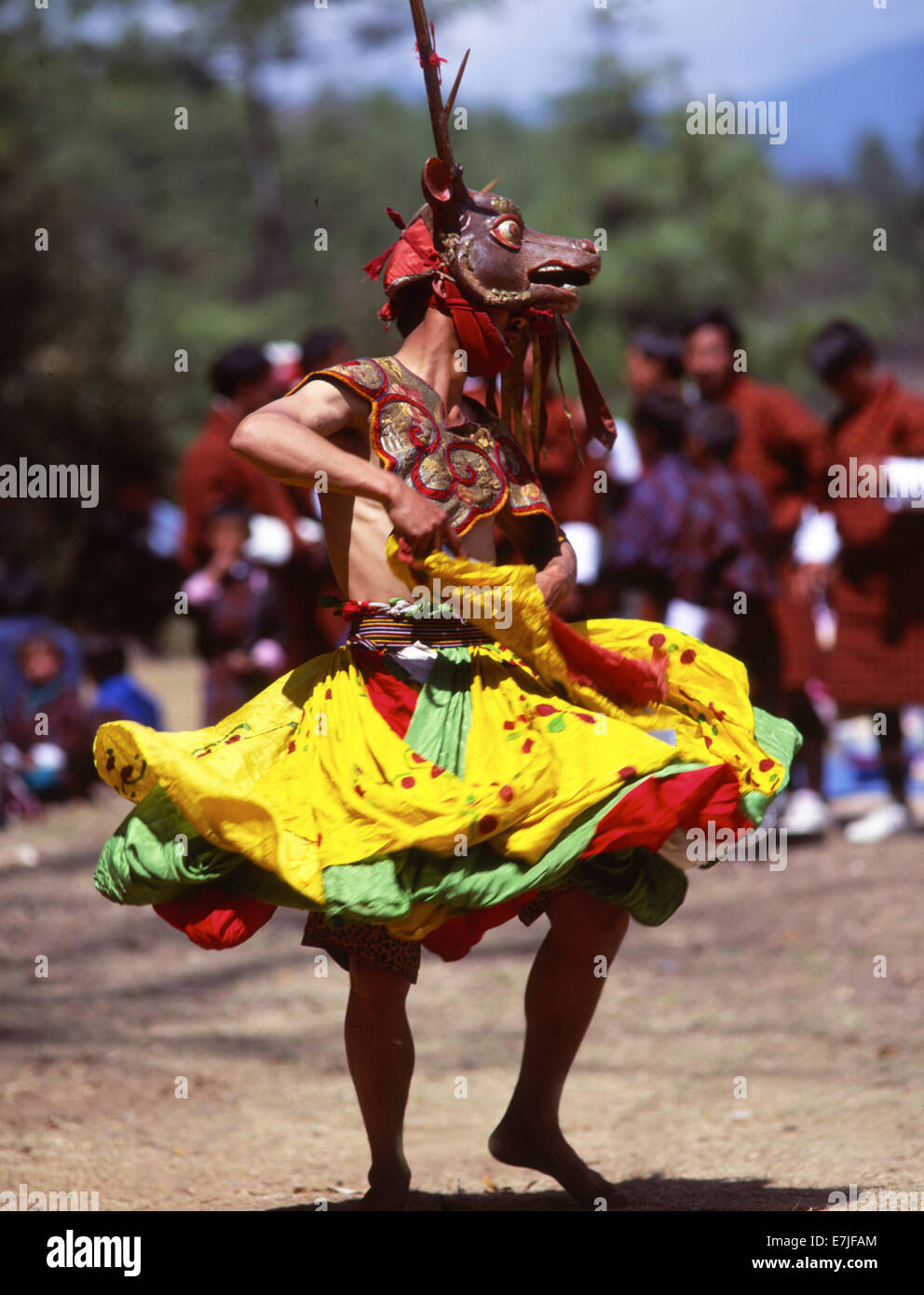 Paro, Festival, Bhutan Foto Stock