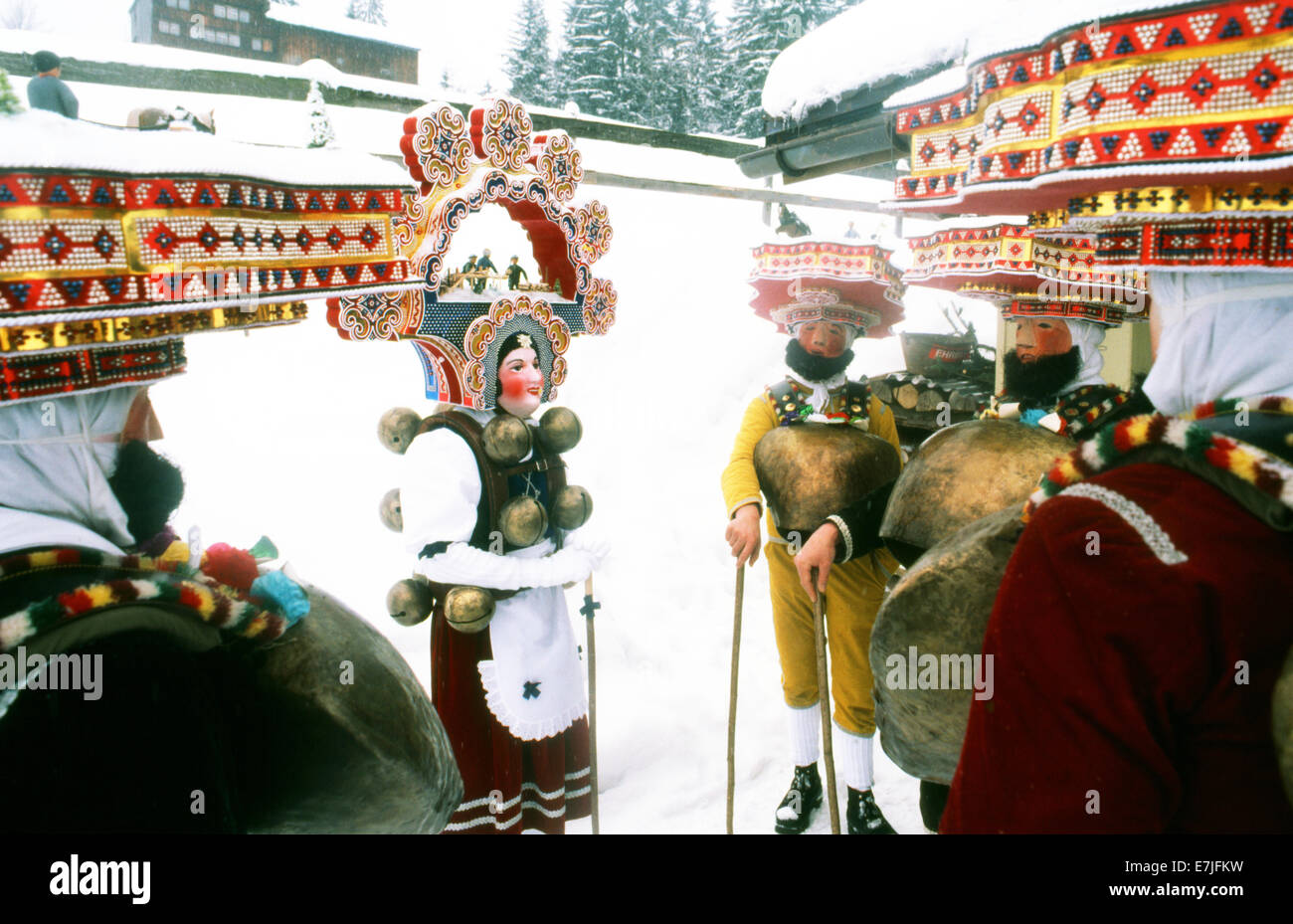 Silvesterklausen, Julian Anno nuovo, Appenzell, Svizzera Foto Stock