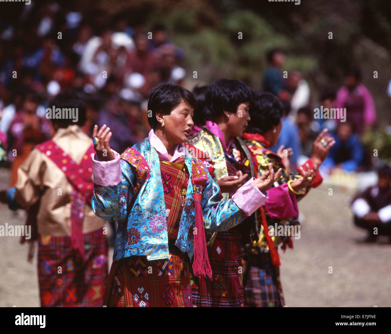 Paro, Festival, Bhutan Foto Stock