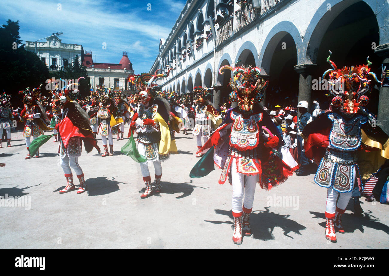Mardi Gras Carnival, Oruro, Bolivia Foto Stock