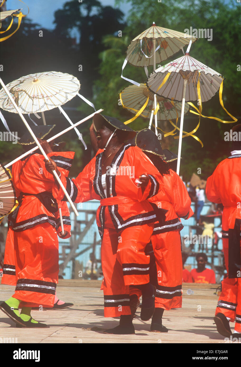 Il carnevale, St. Georges, Grenada, dei Caraibi.. Foto Stock