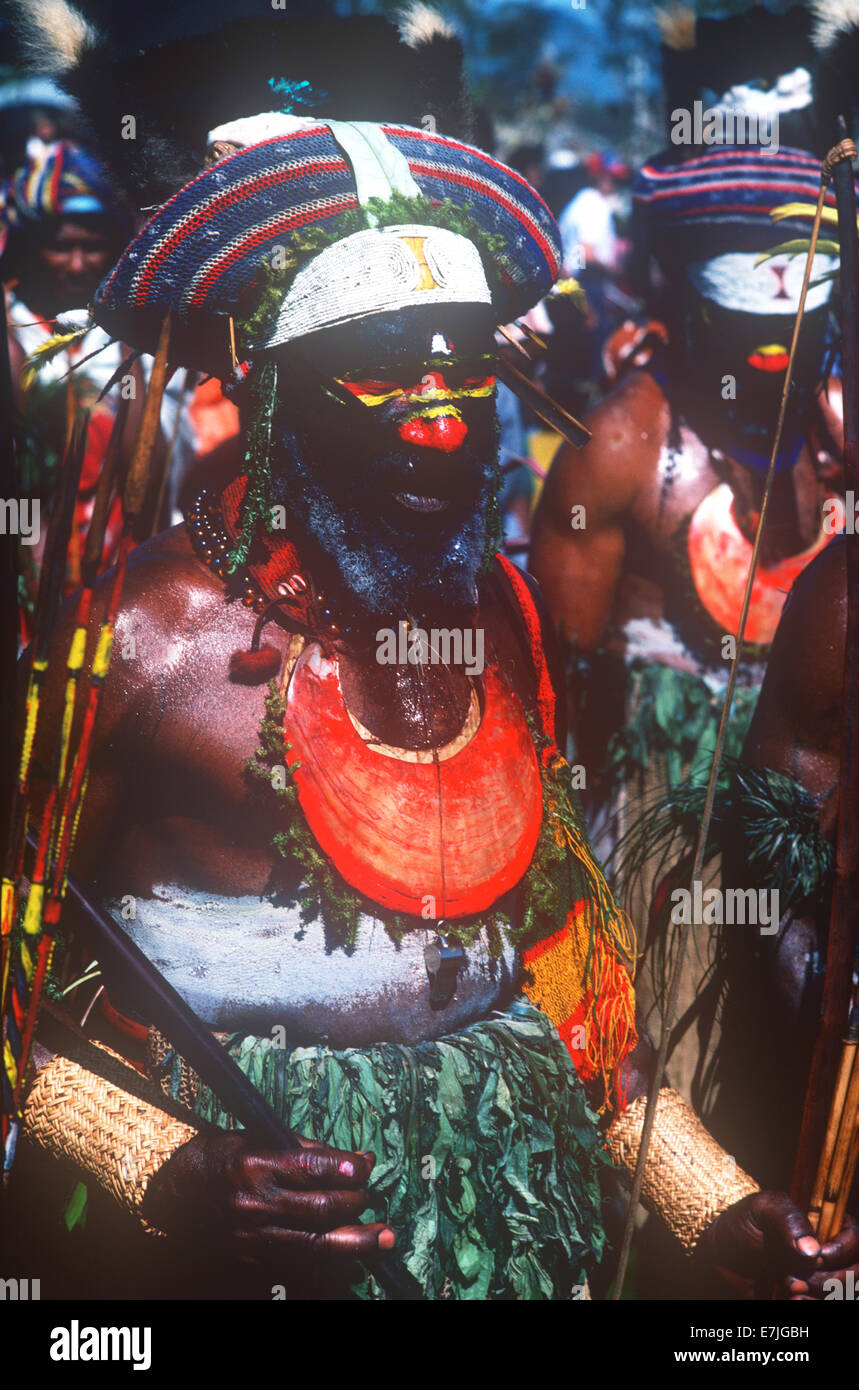 Mt. Hagen Highland Show, Goroka, Papua Nuova Guinea Foto Stock