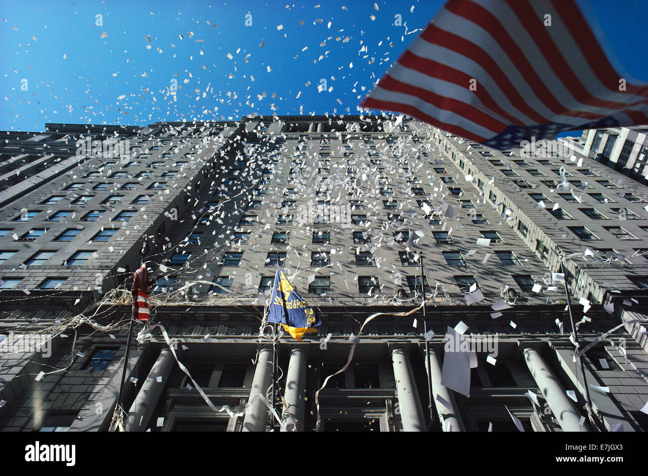 Ticker tape Parade, New York New York Foto Stock