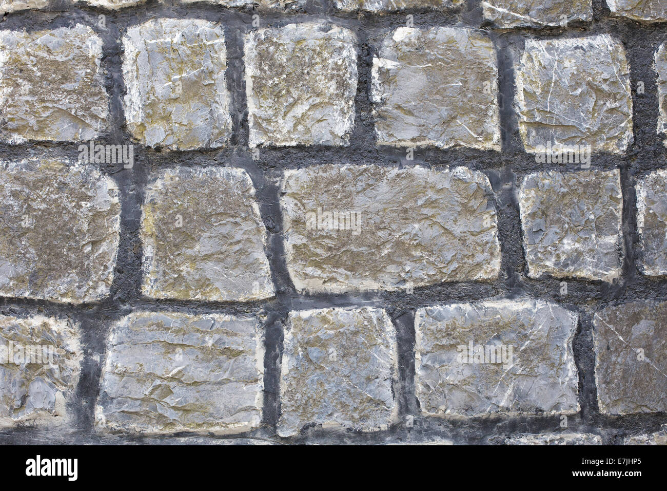 Muro di pietra naturale sfondo Texture Foto Stock