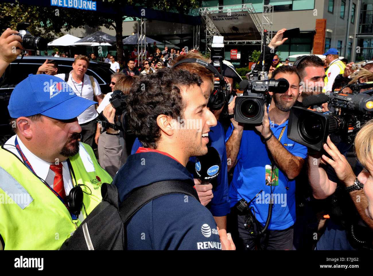 2014 Formula 1 Australian Grand Prix con: Daniel Ricciardo dove: Melbourne, Australia quando: 16 Mar 2014 Foto Stock