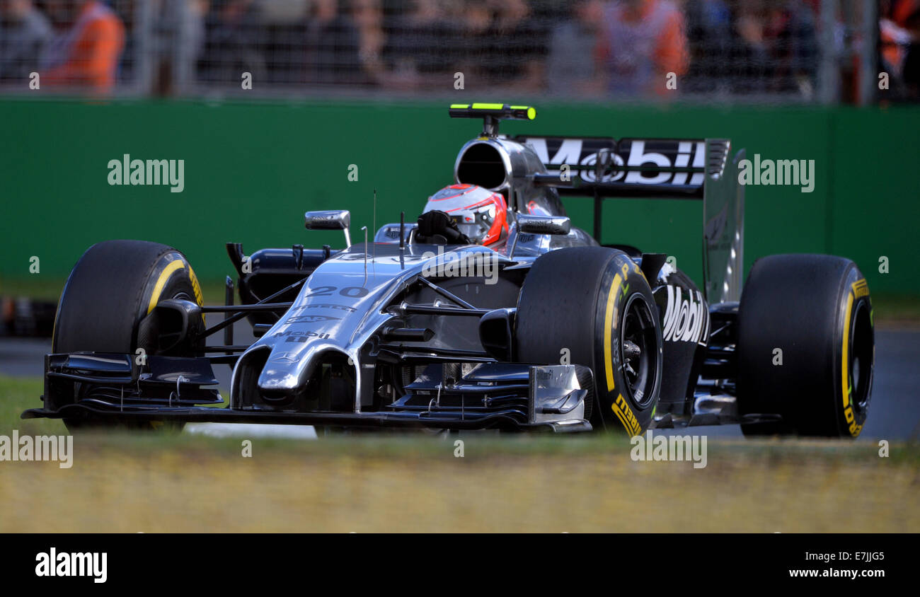 2014 Formula 1 Australian Grand Prix con: Kevin Magnussen dove: Melbourne, Australia quando: 16 Mar 2014 Foto Stock