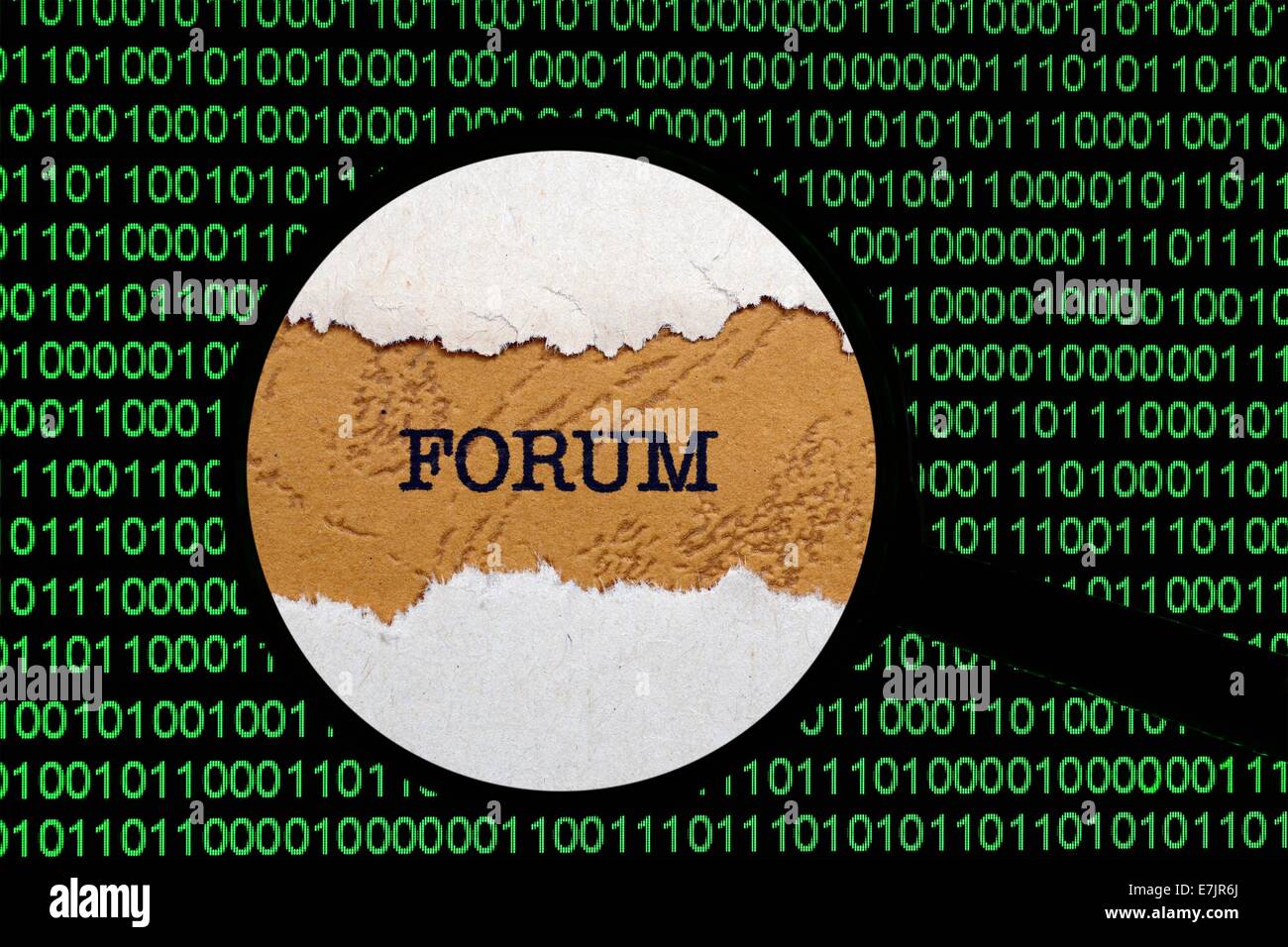 Cerca forum web Foto Stock