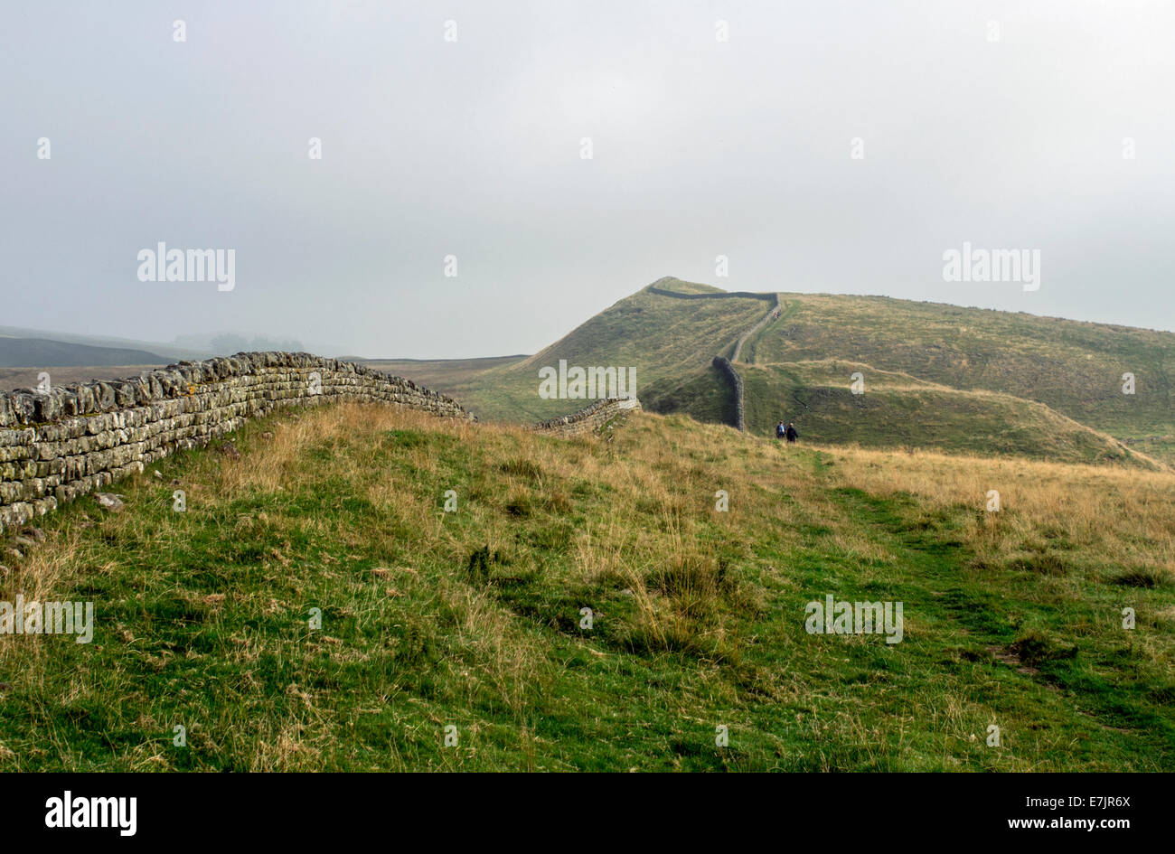 Il Vallo di Adriano National Trail Foto Stock