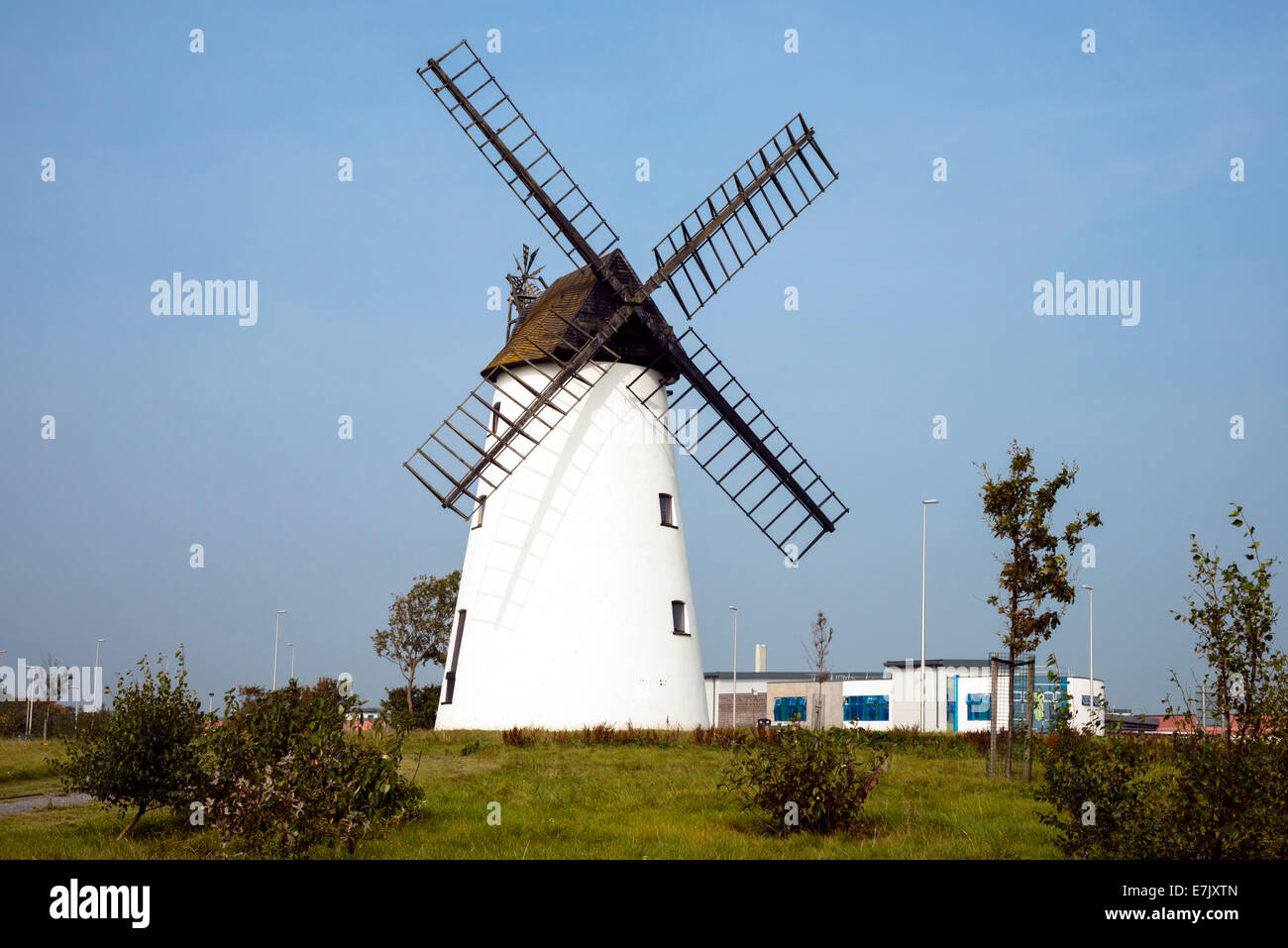 Poco Marton Windmill, Blackpool, Lancashire, Regno Unito. Foto Stock