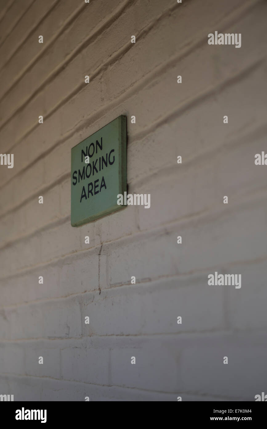 Segno non fumatori Foto Stock