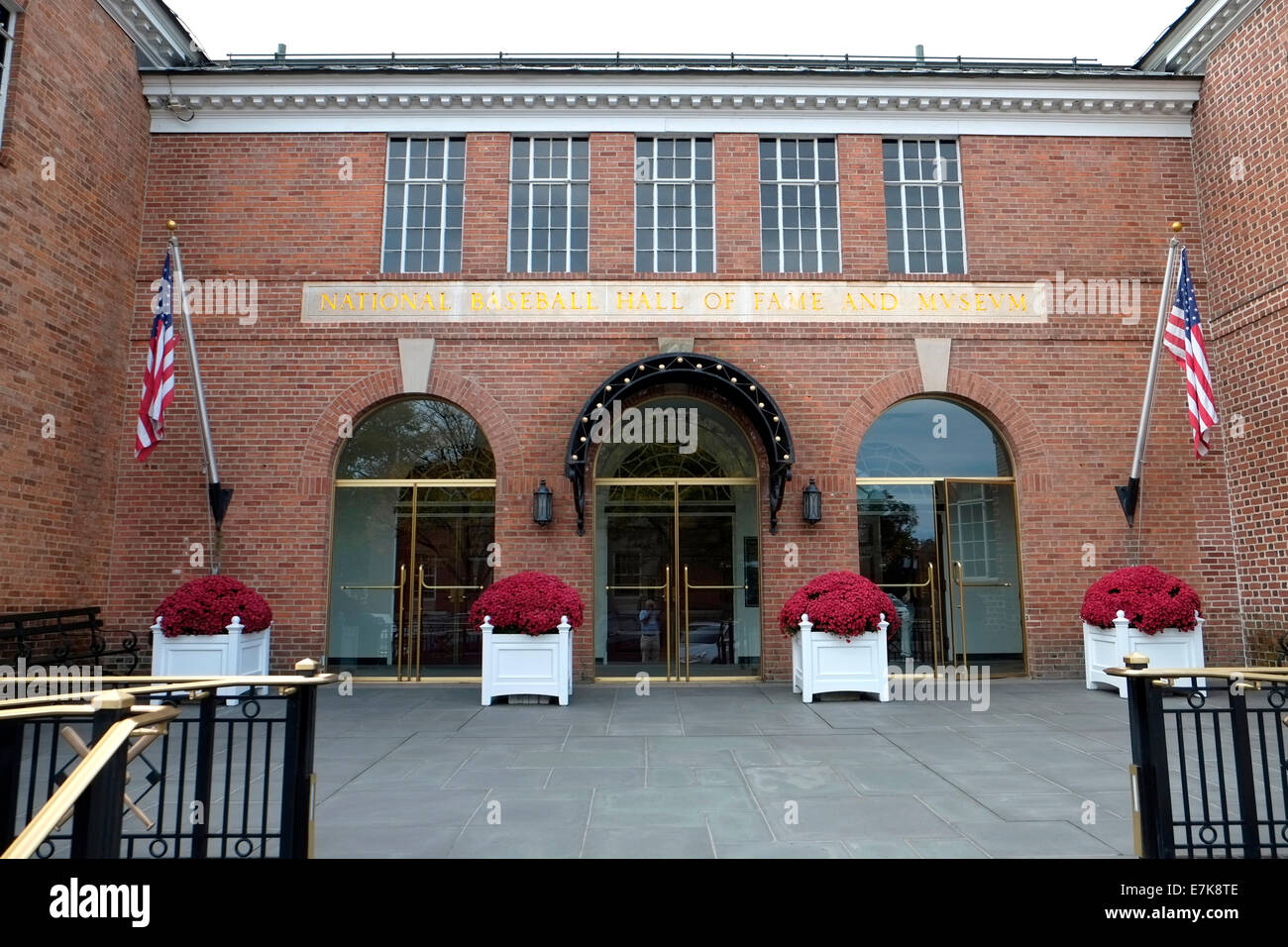 National Baseball Hall of Fame Museum a Cooperstown New York Foto Stock