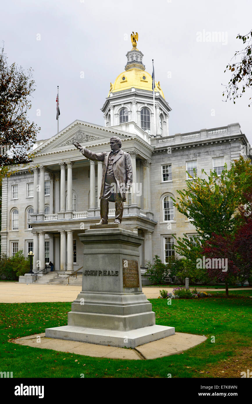 State Capitol Building Statehouse Concord New Hampshire NH Capitale Foto Stock