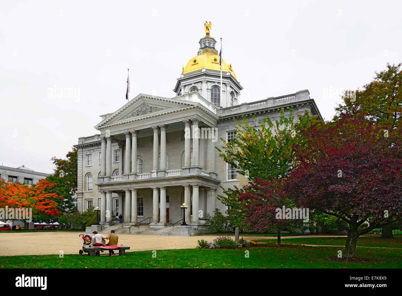 State Capitol Building Statehouse Concord New Hampshire NH Capitale Foto Stock