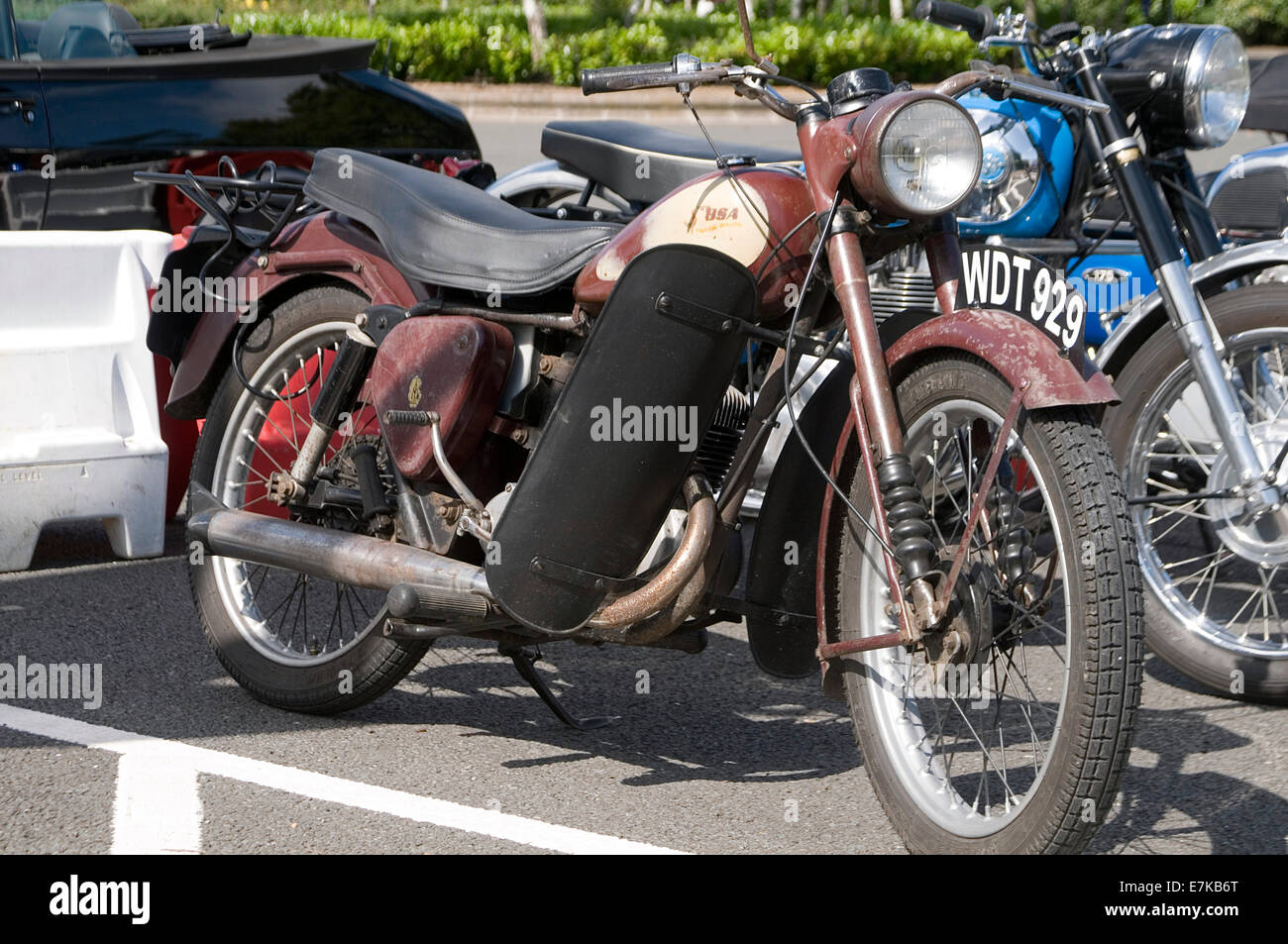 BSA bantam studente classic bike ciclo motore Biciclette Cicli moto moto motociclette Foto Stock