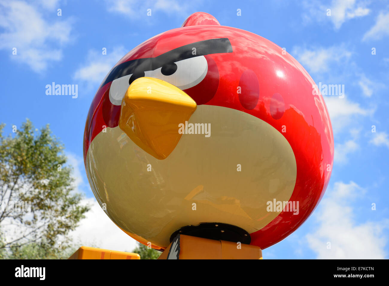 Angry Birds Terra, Thorpe Park Theme Park, Chertsey, Surrey, England, Regno Unito Foto Stock