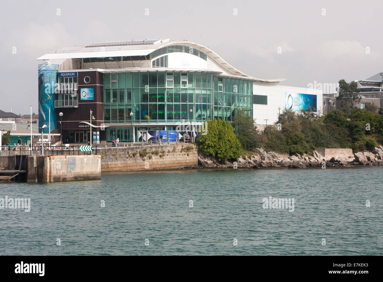 Il National Marine Aquarium, Plymouth, Devon, Regno Unito Foto Stock