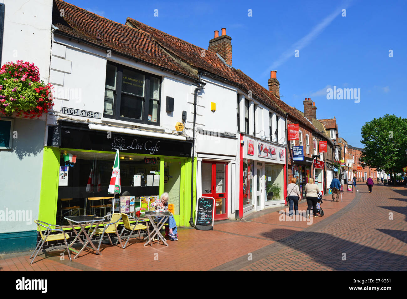 High Street, Chesham, Buckinghamshire, Inghilterra, Regno Unito Foto Stock